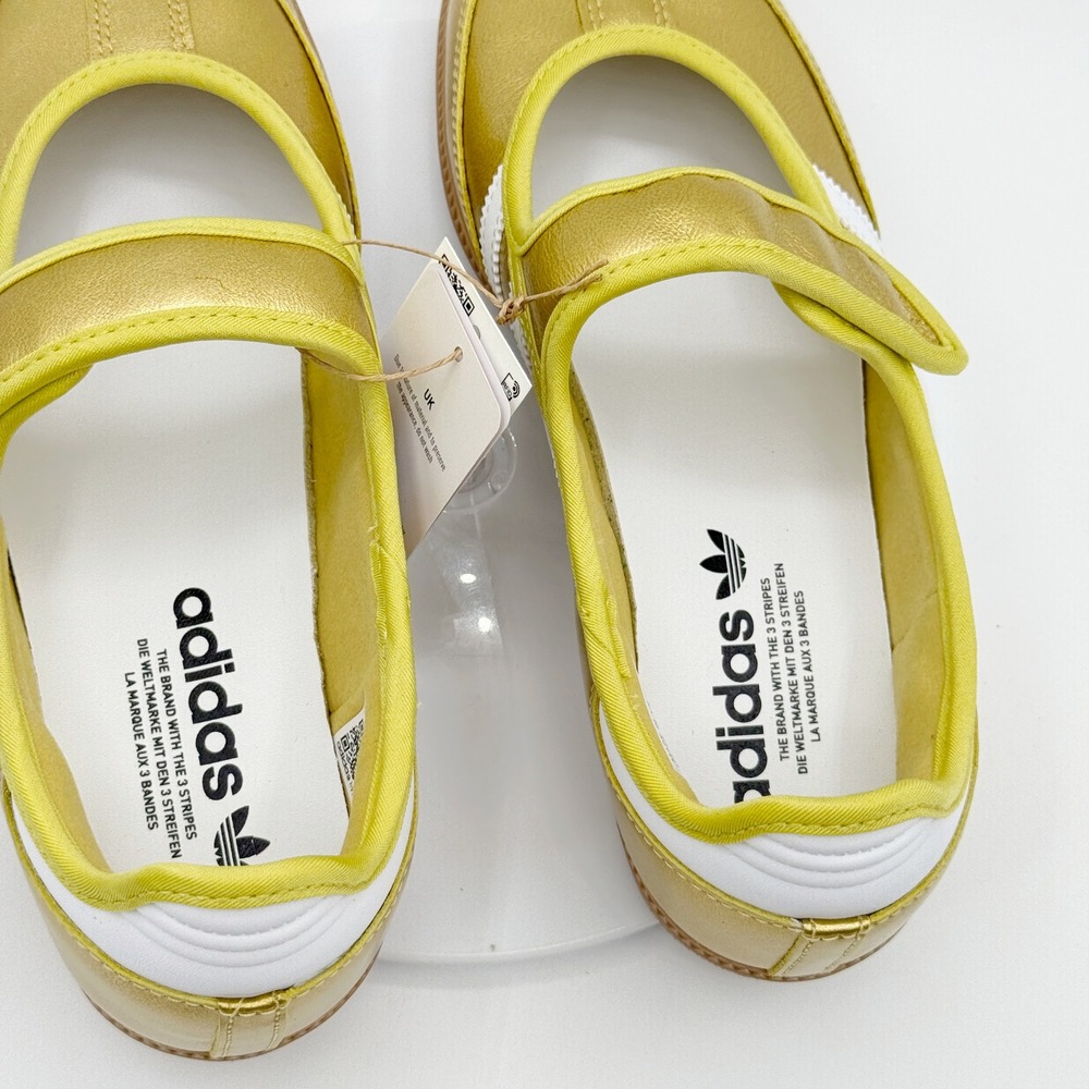 Adidas Samba Jane Womens Size 8 Gold Metallic IH6599, NEW - Picture 4 of 10